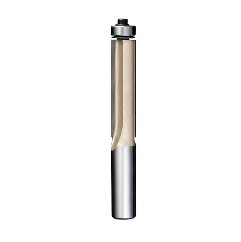 Temhyu 1/2 1/4 Schaft Router Bit Lager Spirale Gerade Bündig Trimmen Werkzeug Holzbearbeitung Hartmetall CNC Seite Fräser DIY(1-4 x 5-16) von Temhyu