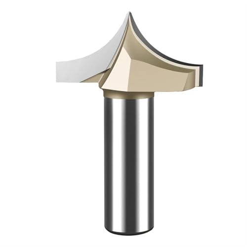 Temhyu 1/2 1/4 schaft Spitze Schneiden Runde Über Bit Wolfram Hartmetall Spitze Nase CNC Router Bit for Holz Gravur Holz Carving werkzeug(J00108) von Temhyu