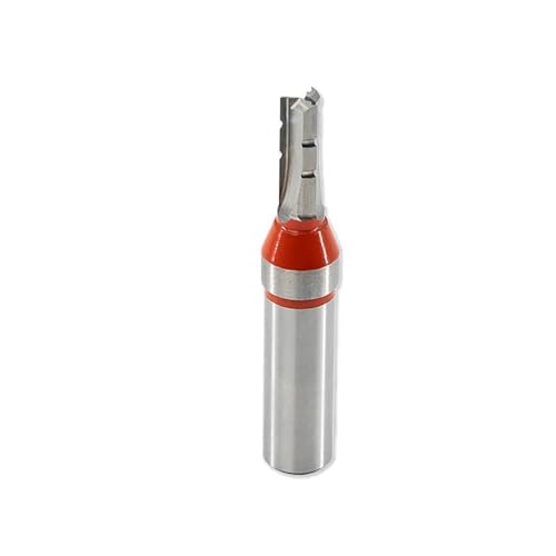 Temhyu 1/2 12,7 mm Schaft, gerade CNC-Fräser, 3 Nuten, TCT-Hartmetallbestückter Schaftfräser for bündiges Trimmen, Schlitzen und Nuten von Sperrholz(12.7x7x25mm) von Temhyu