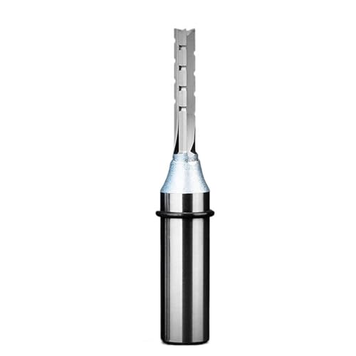 Temhyu 1/2 12,7mm Schaft 3 Flöten Schneiden Gerade Router Bit TCT Fräser Holzbearbeitung for CNC Trimmen Slot Bits Fräser(12.7X9X35) von Temhyu