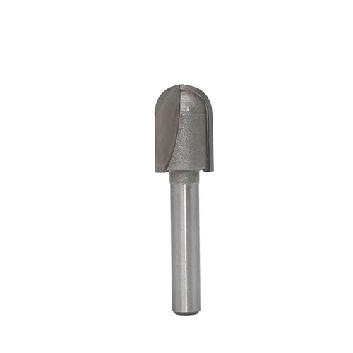 Temhyu 1/4 Zoll 1/2 Schaft CNC-Hartmetall-Schaftfräser-Werkzeug, lange Klinge, runde Nase, Kern-Box-Fräser(NO10) von Temhyu
