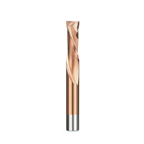 Temhyu 1/8 8mm Schaft Kompression Fräser for Metall Aluminium Schneiden UP DOWN Cut CNC Router Bit 3 Flöte Hartmetall schaftfräser(12x35x85mm) von Temhyu