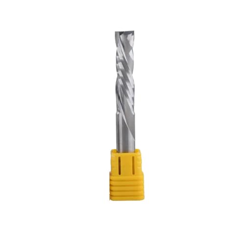 Temhyu 10Pcs 3,175 4 6mm Schaft UP DOWN Cut Zwei Flöten Spirale Hartmetall Mühle Werkzeug Fräser for CNC router Kompression Holz Schaftfräser Bits(10Pcs 6x32x60L) von Temhyu