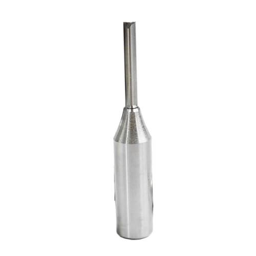 Temhyu 12,7 mm Schaft, 2 Flöten, gerade Fräser, Holzbearbeitung, Schruppen, Schlitzen, Schnitzen, Holzgravur, Fräser, CNC-Bits(12.7x4x32x85L) von Temhyu
