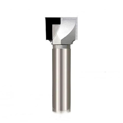 Temhyu 12,7 mm Schaft, Diamant-Holzbearbeitungswerkzeug, PCD-Schaft, Reinigungs-Unterfräser-Bits for CNC-Holz, T-Schlitz-Typ, Ende Fräsen, Bohren, Gravieren(12.7x25x15) von Temhyu