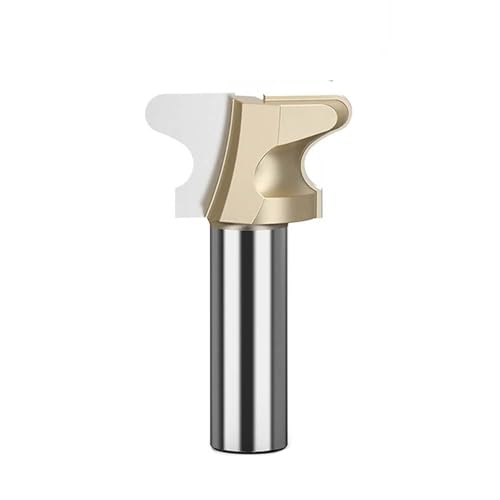 Temhyu 12,7 mm Schaft Grade Arc Nagel Schublade Pull Router Bit Türgriff Schlitzen Fräser Holz Nuten CNC Bits(R00401) von Temhyu