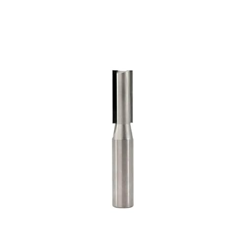 Temhyu 12,7mm Schaft Zweischneidiger Diamant Gerade PCD Schaftfräser 2 Flöten Fräser for CNC Router Maschine Möbel Holzbearbeitung werkzeug(12.7x12xH31mm) von Temhyu