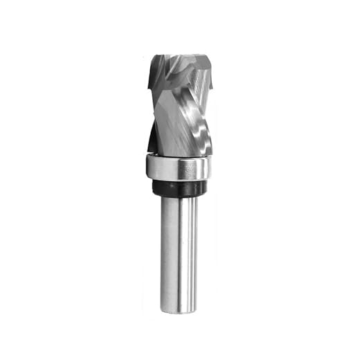 Temhyu 12mm 1/2" Schaftlager Ultra-Performance Kompression Flush Trim Vollhartmetall CNC Fräser Schaftfräser Fräser for die Holzbearbeitung(NO.1 12.7mm shank) von Temhyu