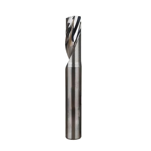 Temhyu 2PCS 3,175mm Schaft Einzel Flöte Fräser for Aluminium CNC Werkzeuge Vollhartmetall Alucobond Schaftfräser Router Bits aluminium Verbund Platten(No.9 LY1LX3208-2pcs) von Temhyu