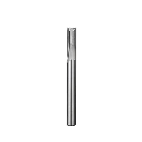 Temhyu 3,175/4/6/8mm Schaft 2 Flöte Gerade Schaftfräser Hartmetall CNC Fräser CNC Maschine Fräser Fräswerkzeug Holz Fräser(3.175x32x3.175x55) von Temhyu