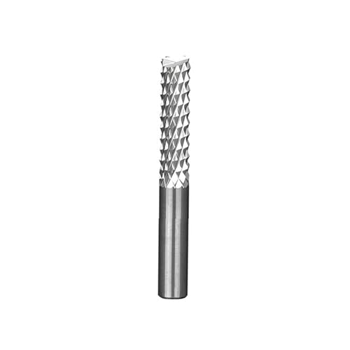 Temhyu 3,175/4/6mm Schaft Hartmetall Wolfram PCB Mais Zähne Cutter Fräsen Bits CNC Ende Mühle CNC router Bits for Gravur Maschine(8-42-75) von Temhyu