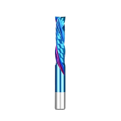 Temhyu 3,175-12mm Schaft Kompression Fräser Holzarbeiten UP DOWN Cut CNC Fräser Fräser Zwei Flöten Hartmetall Fräswerkzeug Schaftfräser(12x45x100L) von Temhyu