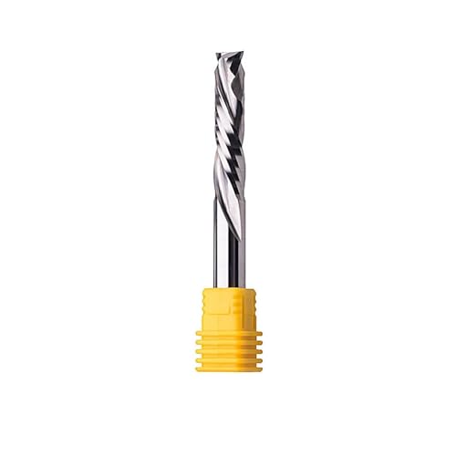 Temhyu 3,175 6 8mm Schaft Hartmetall Fräser 2 Flöte UP DOWN Holzbearbeitung Schaftfräser CNC Router Bits Kompression Schaftfräser for Holz(8x8x22mm) von Temhyu