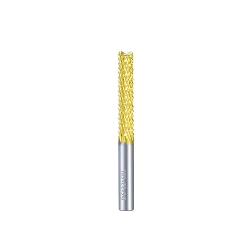 Temhyu 3,175 mm-12 mm Schaft PCB Mais Schaftfräser Fräser Titanbeschichtete CNC-Fräser Fräser Hartmetall-Schaftfräser(D8x42x70L) von Temhyu