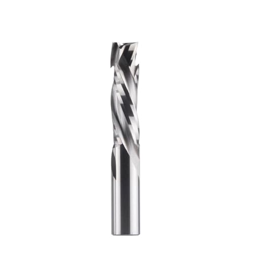 Temhyu 3,175mm 4mm 6mm Schaft Kompression Fräser Holzbearbeitung Down Cut 3 Flöten Spirale CNC Werkzeug Hartmetall schaftfräser Router Bits(SP3FC-D12.0-L42) von Temhyu