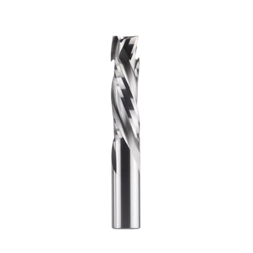 Temhyu 3,175mm 4mm 6mm Schaft Kompression Fräser Holzbearbeitung UP DOWN Cut 3 Flöten Spirale CNC Werkzeug Hartmetall schaftfräser Router Bits(SP3FC-D4.0-L25) von Temhyu