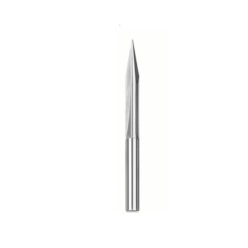 Temhyu 3,175mm Schaft Gerade V Bit CNC Maschine Gravur Bit Hartmetall-schaftfräser CNC Router Bit Fräser for Holzbearbeitung(30x1.0x4.0) von Temhyu