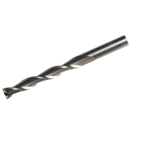 Temhyu 3.175 Schaft-Hartmetall-CNC-Fräser, zwei Flöten, Spiral-Schaftfräser, Doppelflöten-Fräser, Spiral-PVC-Fräser(2LX3 0803) von Temhyu