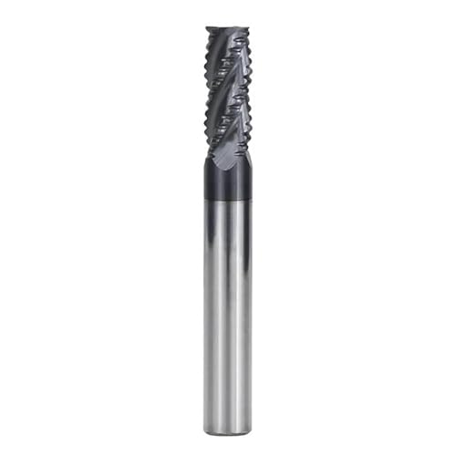 Temhyu 4-12mm Schaft Fräser 4 Flöten Schruppen Ende Mühle HRC55 Hartmetall Fräser for Metall Fräsen Werkzeug CNC Maschine Router Bit(ALTIAN Coated,20x70x20Dx150L) von Temhyu