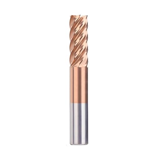 Temhyu 4–16 mm Schaftfräser, Wolframkarbid-Schaftfräser, 6 Flöten, CNC-Endbearbeitung, Fräser for Metall, Stahl(TiCN Coated,8x20x8Dx60L) von Temhyu