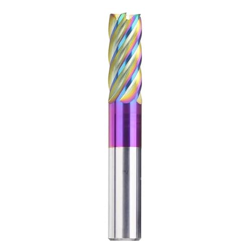 Temhyu 4–16 mm Schaftfräser, Wolframkarbid-Schaftfräser, 6 Flöten, CNC-Endbearbeitung, Fräser for Metall, Stahl(ULTRA Surface,16x45x16Dx100L) von Temhyu