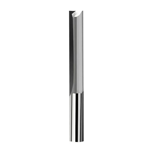 Temhyu 4 6 mm 8 mm Schaft 2 Flöten gerader Schaftfräser Schlitzfräser Wolfram-Vollhartmetall-Gravurfräser CNC-Werkzeug MDF(5x25) von Temhyu