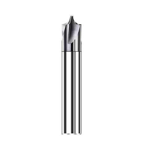 Temhyu 4 mm 6 mm Schaft Hartmetall Radius Eckrundfräser Schaftfräser CNC-Werkzeuge R0,5 R1 R2 R3 6 Innen-R-Fräser Anfasfräser Aluminium(R5XD12X75LX4F,For Aluminum) von Temhyu