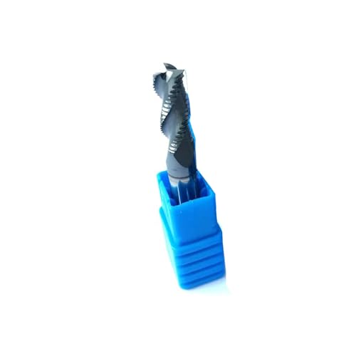 Temhyu 4mm 6mm 8mm 10mm 12mm 16mm 14mm Schaft 3 Flöten HRC45 Schruppen Schaftfräser Fräser CNC Hartmetall Fräser Fräser(D12x45xD12x100L) von Temhyu