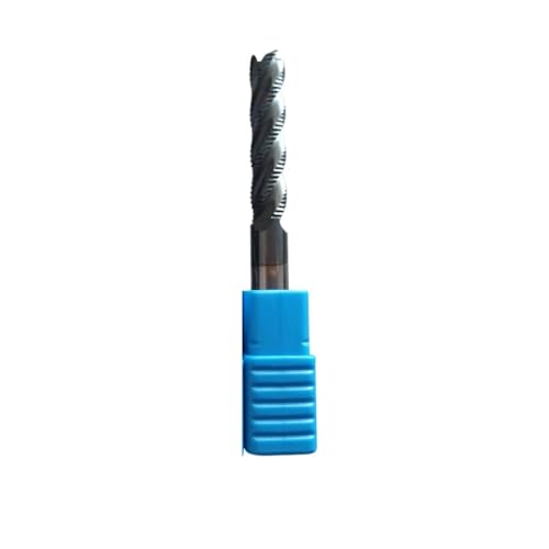 Temhyu 4mm 6mm 8mm 10mm 12mm Schaft 4 Flöte HRC45/55/60 Schruppfräser Spiralbohrer Fräswerkzeuge CNC Maisschaftfräser Fräser(HRC45,D12x30x75L) von Temhyu