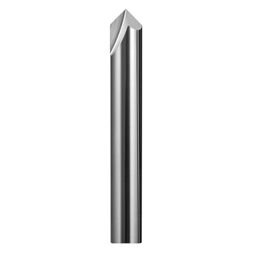 Temhyu 4mm 6mm Schaft Fase Schaftfräser Aluminium CNC Fräser Nano Beschichtung Legierung Zentrum Bohrer for Metall gerade Nut Router Bits(HRC55x3AL,12.0MMx12Dx75L) von Temhyu