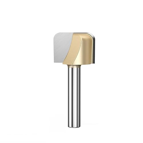 Temhyu 6,35mm 12,7mm Schaft Doppel Arc Runde Boden Router Bit Holzbearbeitung Fräser Schlitzen Trimmen Gravur Bit CNC Werkzeug(Y00801) von Temhyu