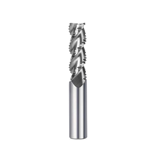 Temhyu 6-20mm Schaft HSS Schruppen Schaftfräser 4 Flöten CNC Fräser Bits Fräser for Aluminium Stahl Metall Niedriggeschwindigkeitsbearbeitungswerkzeuge(13xD12x26x83mm) von Temhyu
