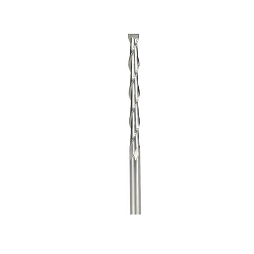 Temhyu 6 mm Schaft, flacher Schaftfräser, 6 mm Schaft, 2 Nuten, Spiralfräser, CNC-Fräser, Holzgravur-Bit, Hartmetall-Schaftfräser(6x42x70) von Temhyu