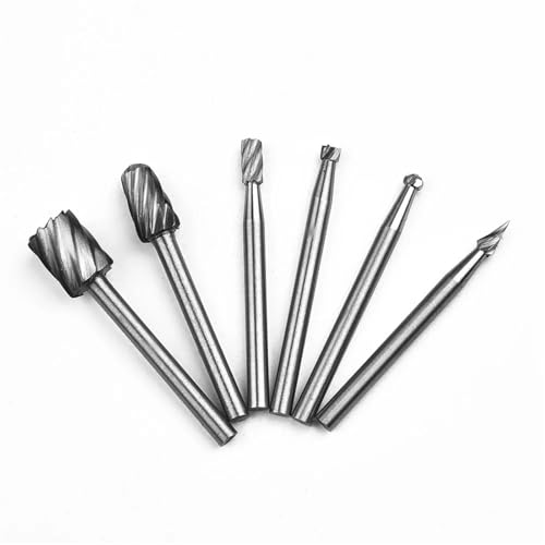 Temhyu 6Pcs HSS Routing Router Bohrer Set Fräser Dreh Grat Werkzeug CNC Gravur Schleif Werkzeuge Holz Metall Fräser Temhyu 6Pcs HSS Routing Router Bohrer Set Fräser Dreh Grat Werkzeug CNC Gravur Schleif Werkzeuge Holz Metall Fräser von Temhyu