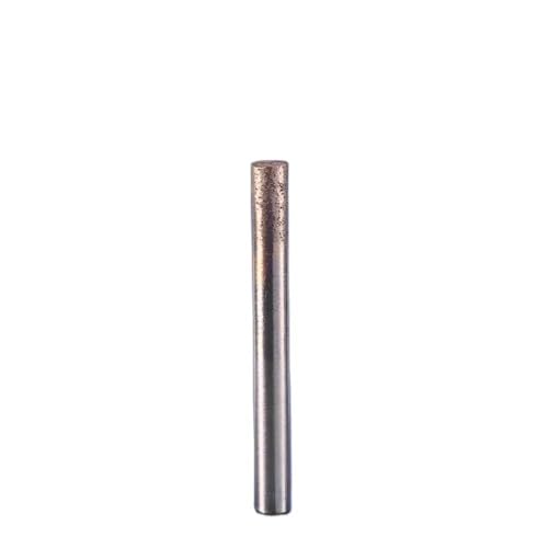 Temhyu 6mm/8mm Schaft Sinterstein Fräser Kugelkopf Flachkopf Diamant CNC Schnitzwerkzeuge for Granit Marmor(S-PD12-20) von Temhyu