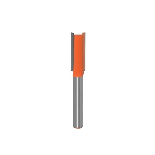 Temhyu 6mm 1/4 Zoll Schaft Lange Reinigung Unten Router Bit Trimmen Cutter CNC Holzbearbeitung Sauber Bits Gerade Fräsen Werkzeuge(6.35x3.96mm) von Temhyu