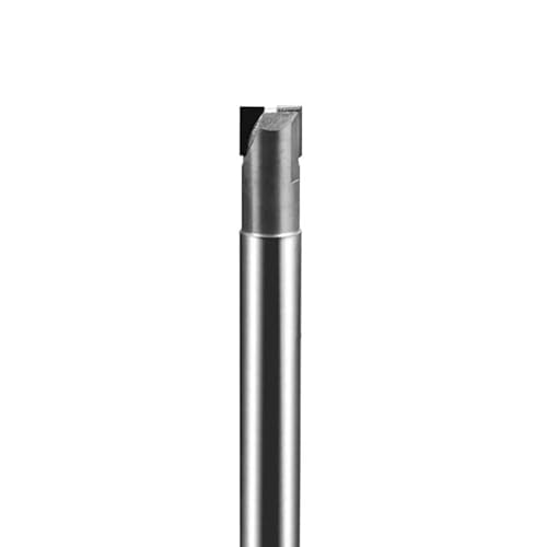 Temhyu 6mm 8mm Schaft Diamant Gerade Flöte Fräser Graphit PCD Schaftfräser CNC Router Bits Polieren Drehmaschine Werkzeuge for Holz Siliziumkarbid(D4XL50) von Temhyu