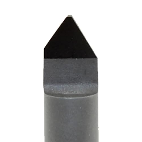 Temhyu 6mm 8mm Schaft Diamant Gravur Werkzeug Graveur Mühle Von 6mm PCD Stein Cnc HSS Router Bits Cutter for Marmor Harten Granit Schneiden 70 90 Grad(D8X110degreeXL50X0.4) von Temhyu