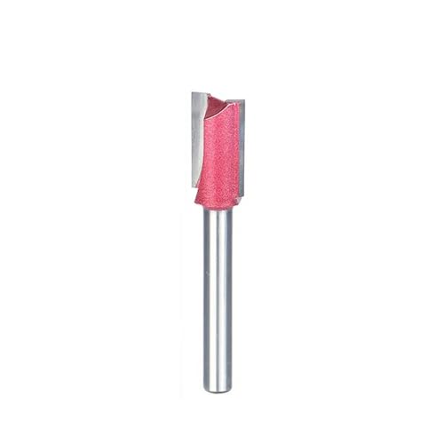 Temhyu 6mm 8mm Schaft Router Bit CNC Holzbearbeitung Werkzeuge Industrie Grade Gerade Bits Wolframkarbid Fräser(Z00719) von Temhyu