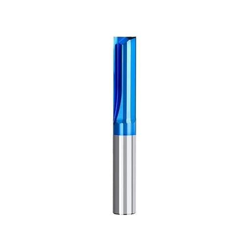 Temhyu 6mm Schaft Gerade Schaftfräser Hartmetall Fräser for Holz PVC Kunststoff CNC Gravur Router Bit Fräsen Werkzeug(6x6x32x50L) von Temhyu