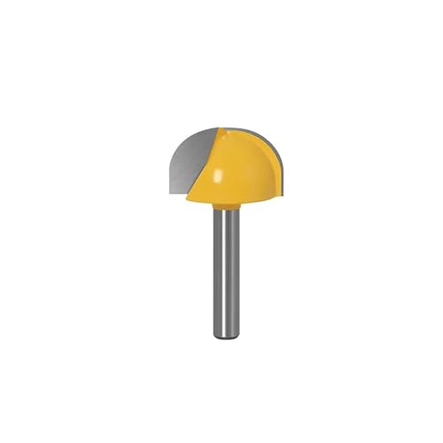 Temhyu 6mm Schaft Runde Ball Nase Router Bits Fräser for CNC Hartmetall Cove Core Box Bit Holzbearbeitung Schneiden Werkzeuge 6-30mm(6x6.35mm) von Temhyu