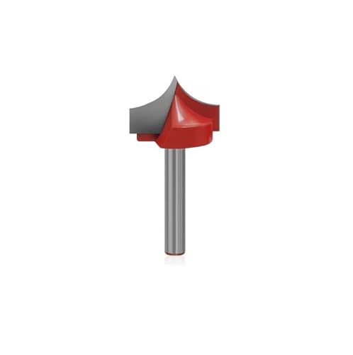 Temhyu 6mm Schaft Runde Punkt Cutter Gravur Maschine Werkzeug Zimmerei Holzbearbeitung Werkzeuge Fräser for Holz CNC Router Bits(6x32) von Temhyu