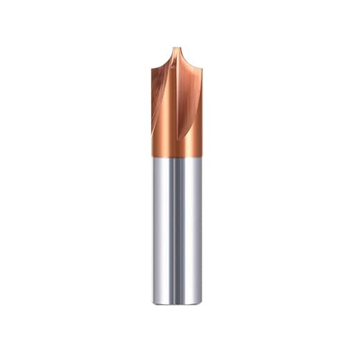 Temhyu 8mm 10mm Schaft Fräser R0,5-R5,0 Radius Ecke Abrundung Schaftfräser Hartmetall CNC Maschine Router Bit(R5xD12x50L) von Temhyu