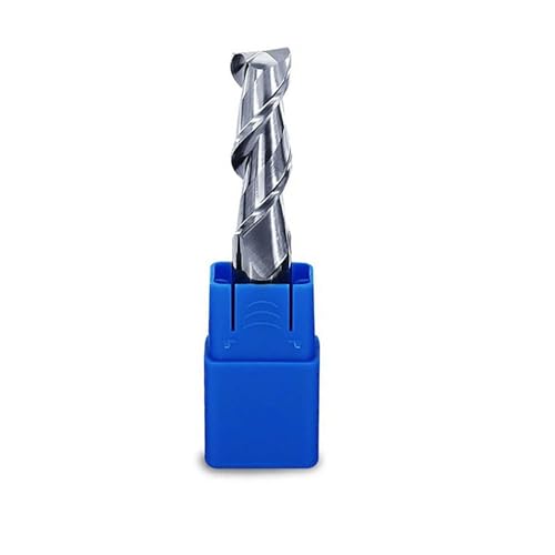 Temhyu 8mm 10mm Schaft HRC50 2 Flöten Schneiden Aluminium Holz Kupfer Verarbeitung CNC-Fräser Wolframstahl Spiralbohrer Fräser Hartmetall-Schaftfräser(16X16DX100L-2F) von Temhyu