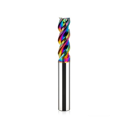 Temhyu 8mm 10mm Schaft HRC55 Fräser for Aluminium Ende Mühle Hartmetall Wolfram Stahl Fräsen Werkzeuge Router Bit 3F for CNC Maschine(12xD12x75L-3F) von Temhyu