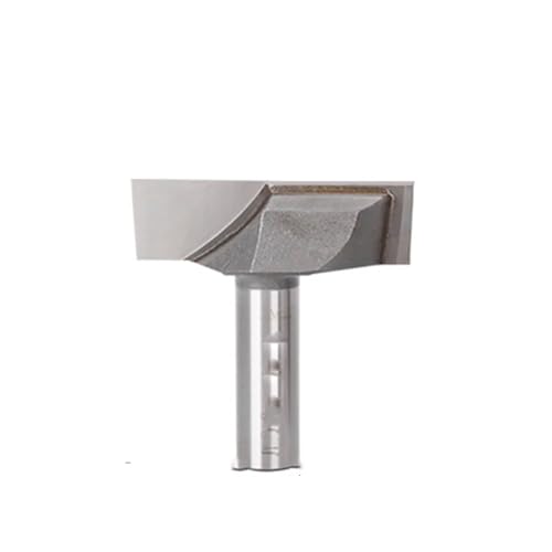 Temhyu 8mm 12,7mm Schaft Oberfläche Hobeln Boden Reinigung Holz Fräsen CNC Fräser Holz Router Bit Holzbearbeitung Werkzeug(12.7x50mm) von Temhyu