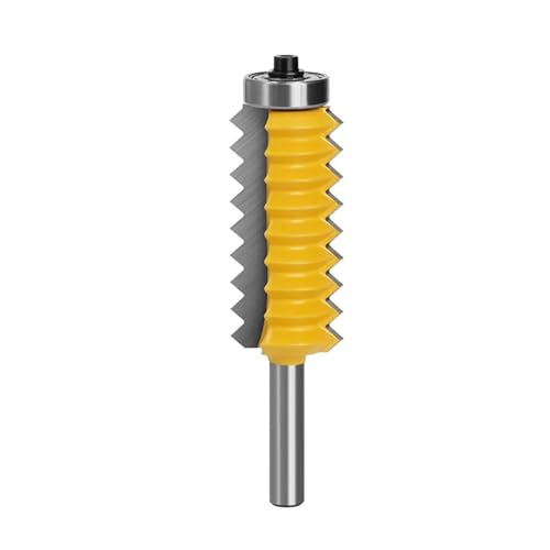 Temhyu 8mm 12mm Schaft Finger Joint Router Bits for Holz Zapfen Fräser Holzbearbeitung for CNC Zapfen Router Bit Set(8x30x22) von Temhyu