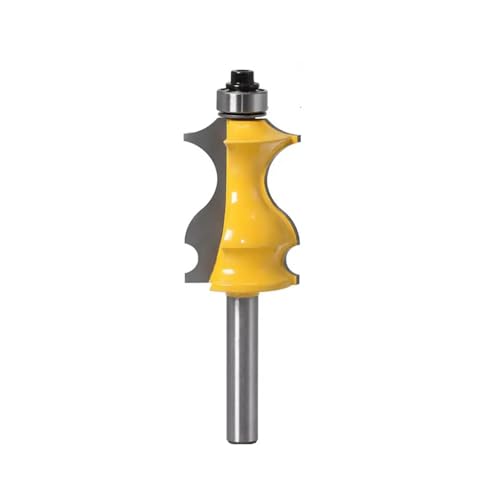 Temhyu 8mm Schaft Gehäuse Basis Molding Router Bit Set CNC Linie Messer Holzbearbeitung Cutter Zapfen Cutter for Holzbearbeitung Werkzeuge(NO5) von Temhyu