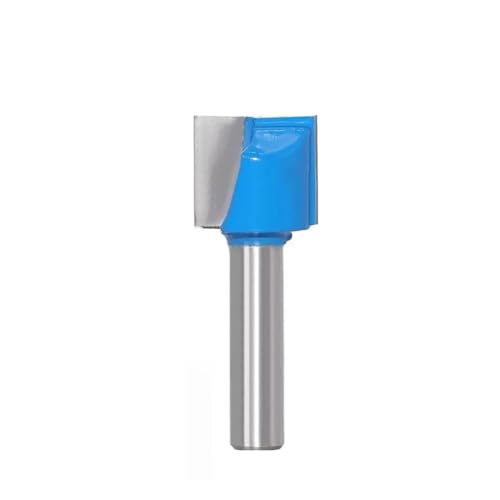 Temhyu 8mm Schaft Holzbearbeitung Gravur Bit Reinigung Boden Router Bits Vollhartmetall CNC Fräser Schaftfräser(Blue 8x11mm) von Temhyu
