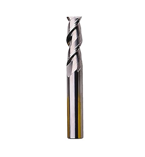 Temhyu HRC55 1 mm bis 20 mm Schaft, 2 Schneiden, Schaftfräser aus Aluminium, CNC-Fräser, Wolframstahl, Hartmetall, Fräser, AL-Schaftfräser(10.0x10Dx150L) von Temhyu